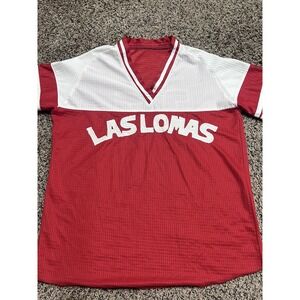 Las Lomas Soccer futball Jersey Size Small #11 - Vintage Mexico - Red White